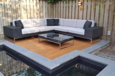 Loungeset Lineo Ecksofa schwarz