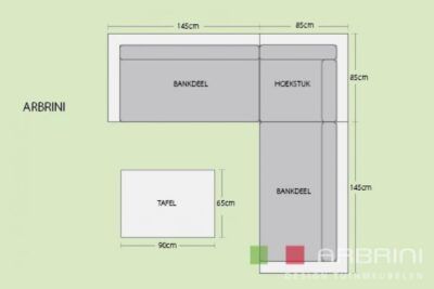 Lounge-Gesamtpaket Typ Ecksofa 2,30 x 2,30